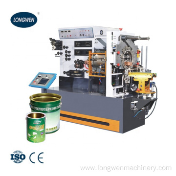 Welding machine for can body making line